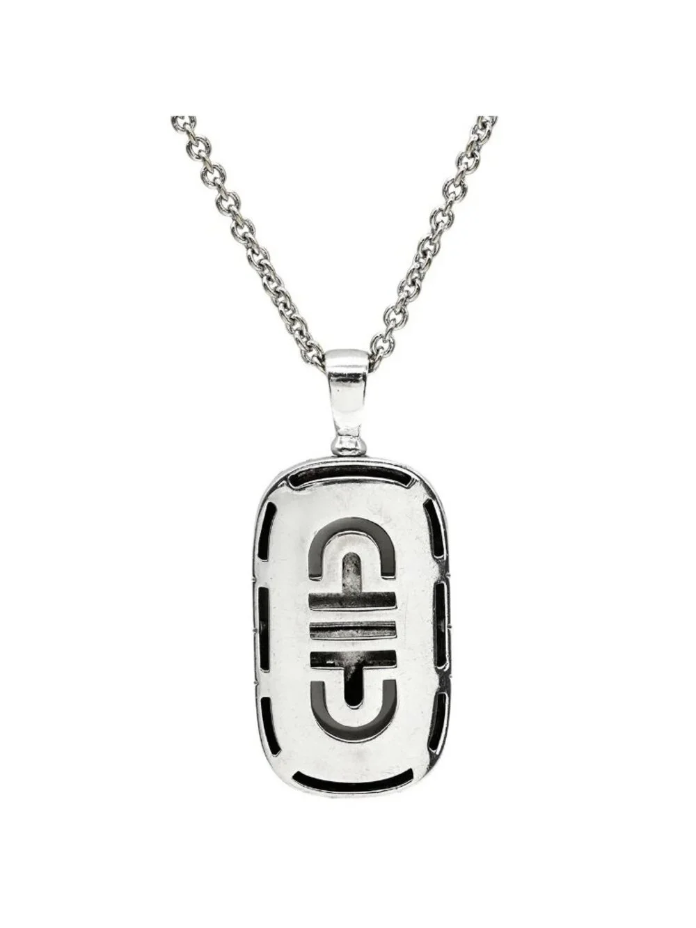 Bvlgari Necklace Parentesi White Gold Pendant 18